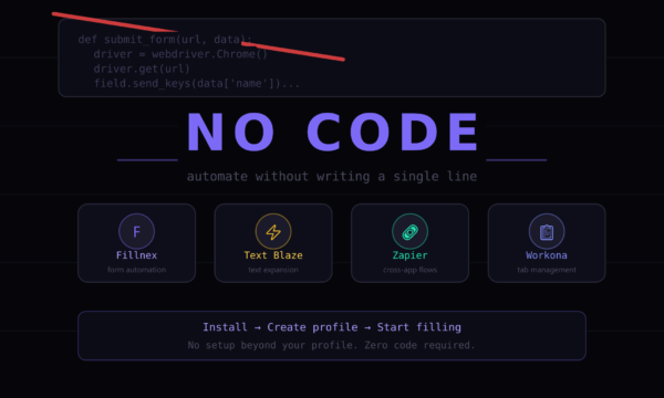 Automate web tasks without writing code using browser extensions